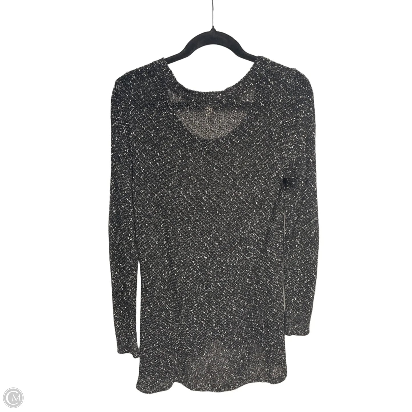 Sweater By Eileen Fisher In Black & White, Size: M