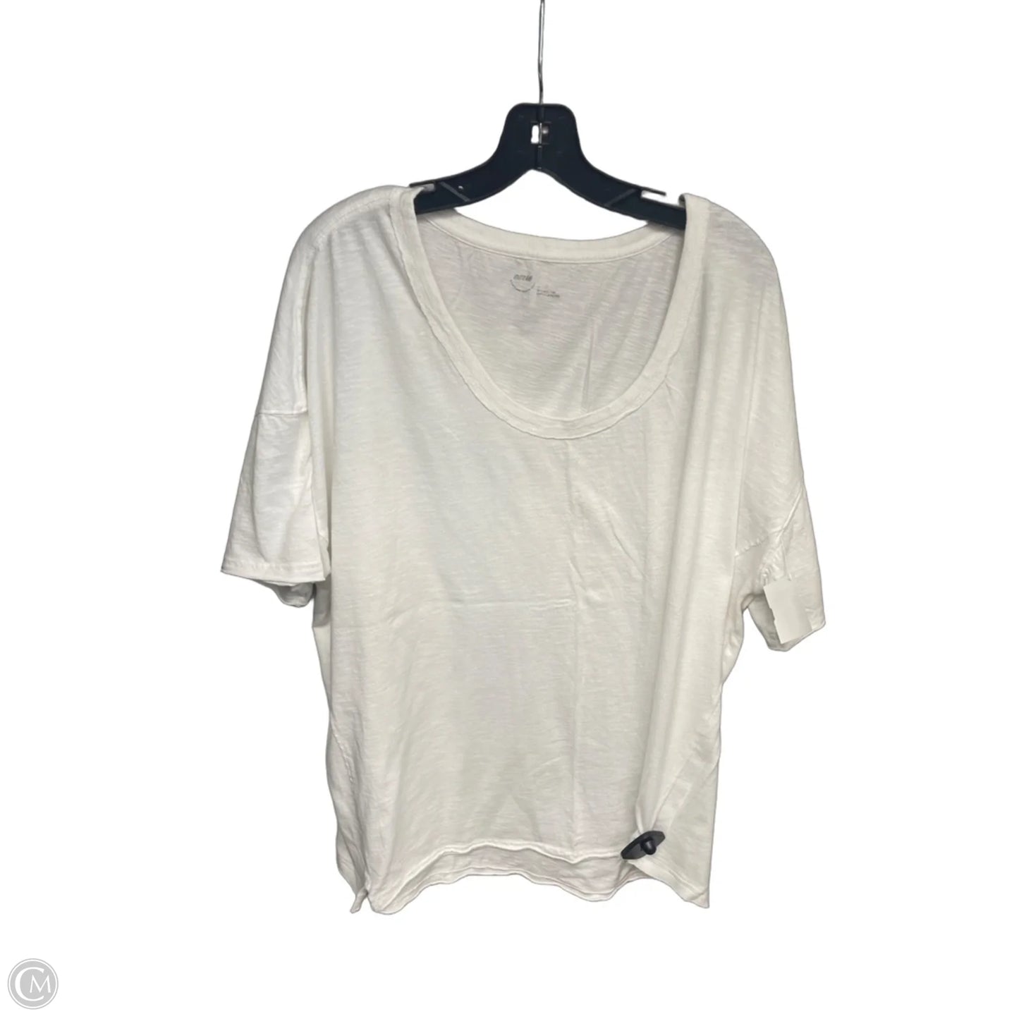 Top Short Sleeve By Aerie In White, Size: Xl
