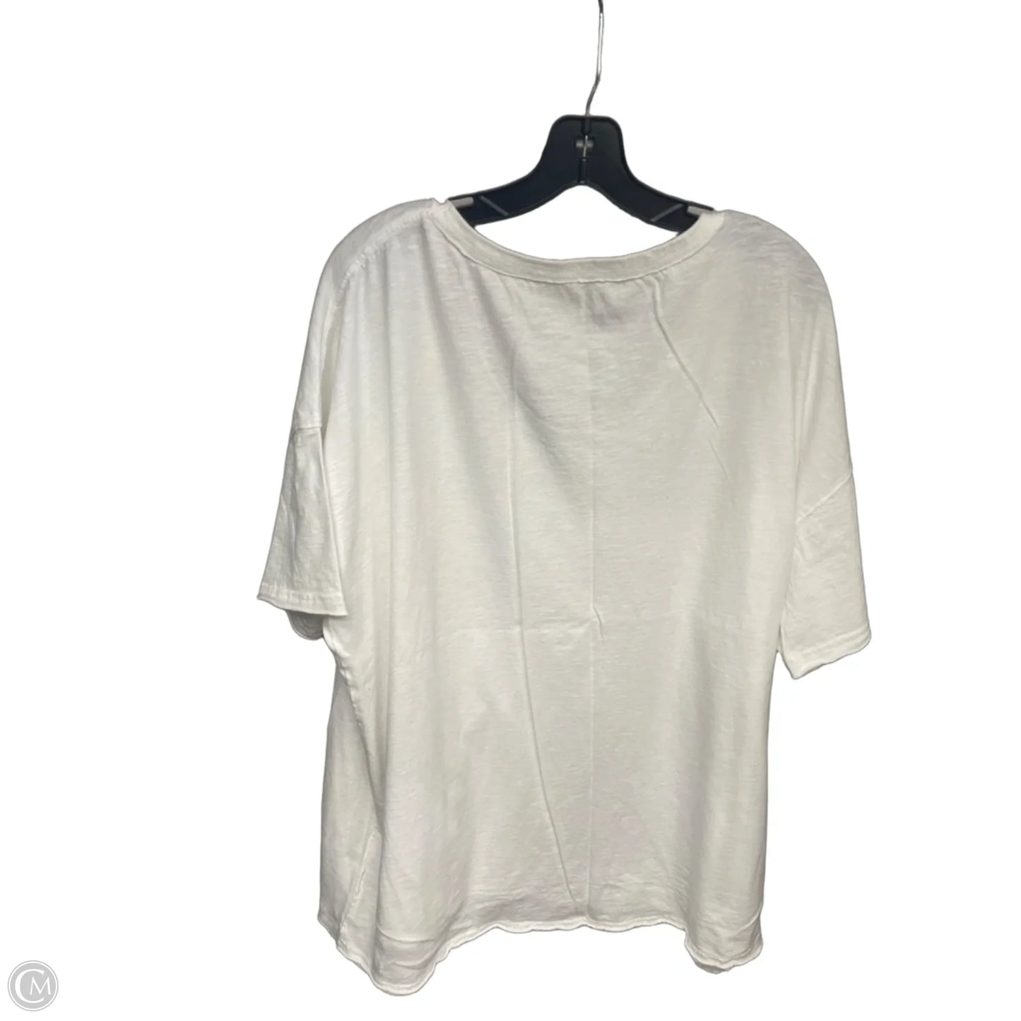 Top Short Sleeve By Aerie In White, Size: Xl