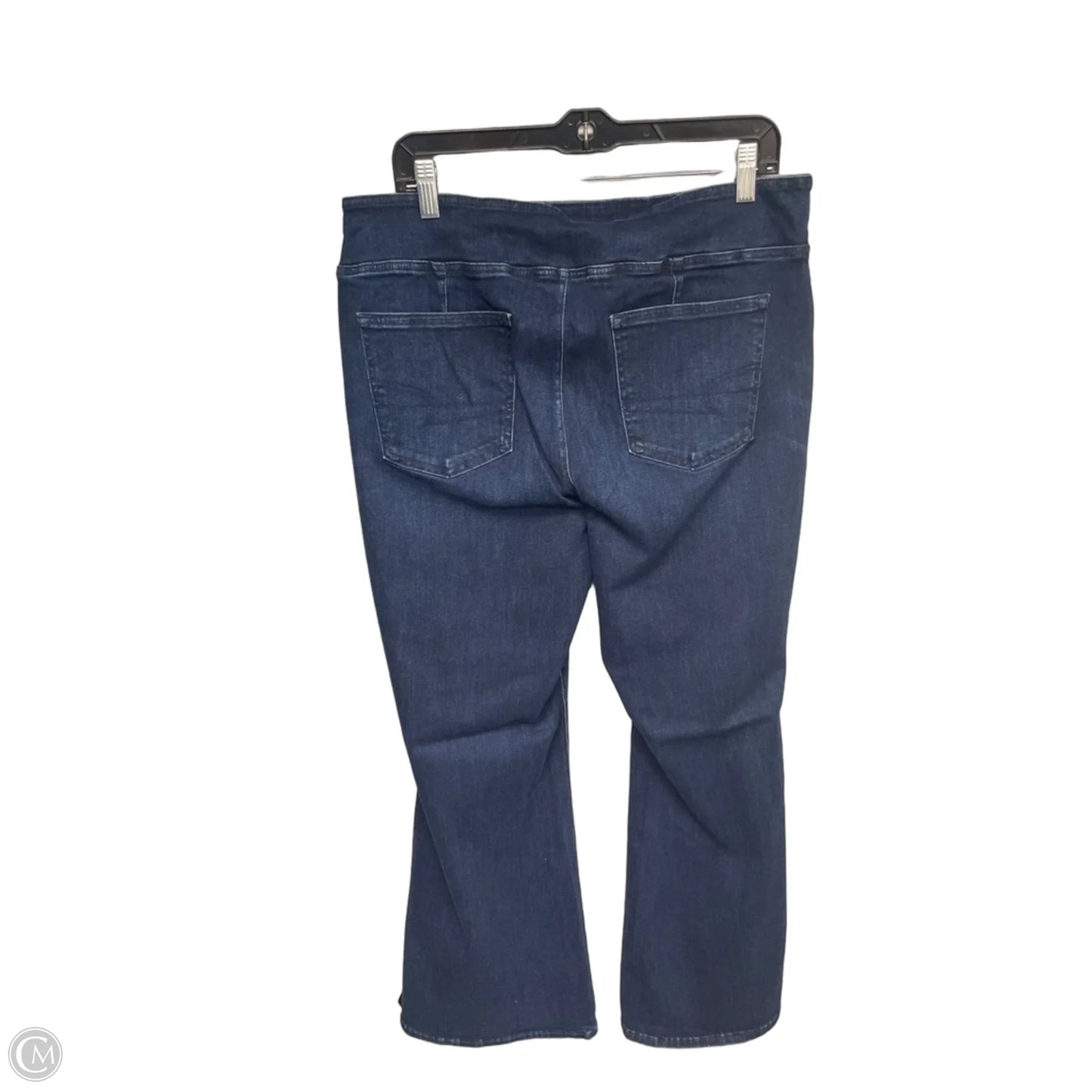 Jeans Flared By American Eagle In Blue Denim, Size: Xl