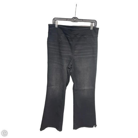 Jeans Flared By American Eagle In Black Denim, Size: Xl