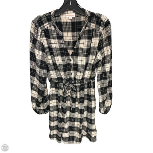 Dress Casual Midi By Knox Rose In Plaid Pattern, Size: S