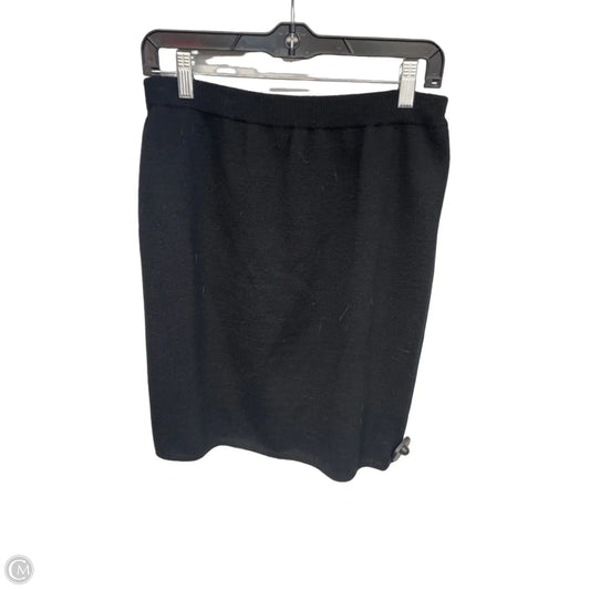 Skirt Midi By Liz Claiborne In Black, Size: M