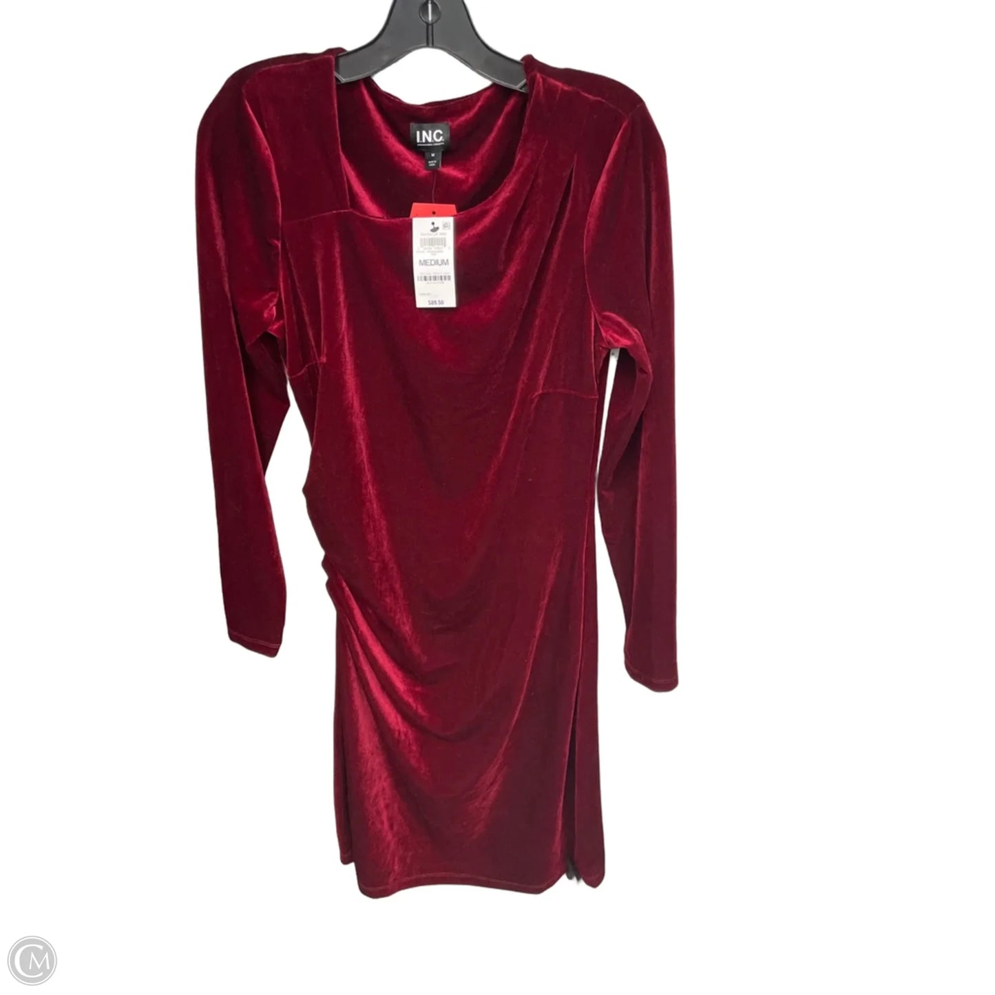 Dress Party Midi By Inc In Red, Size: M