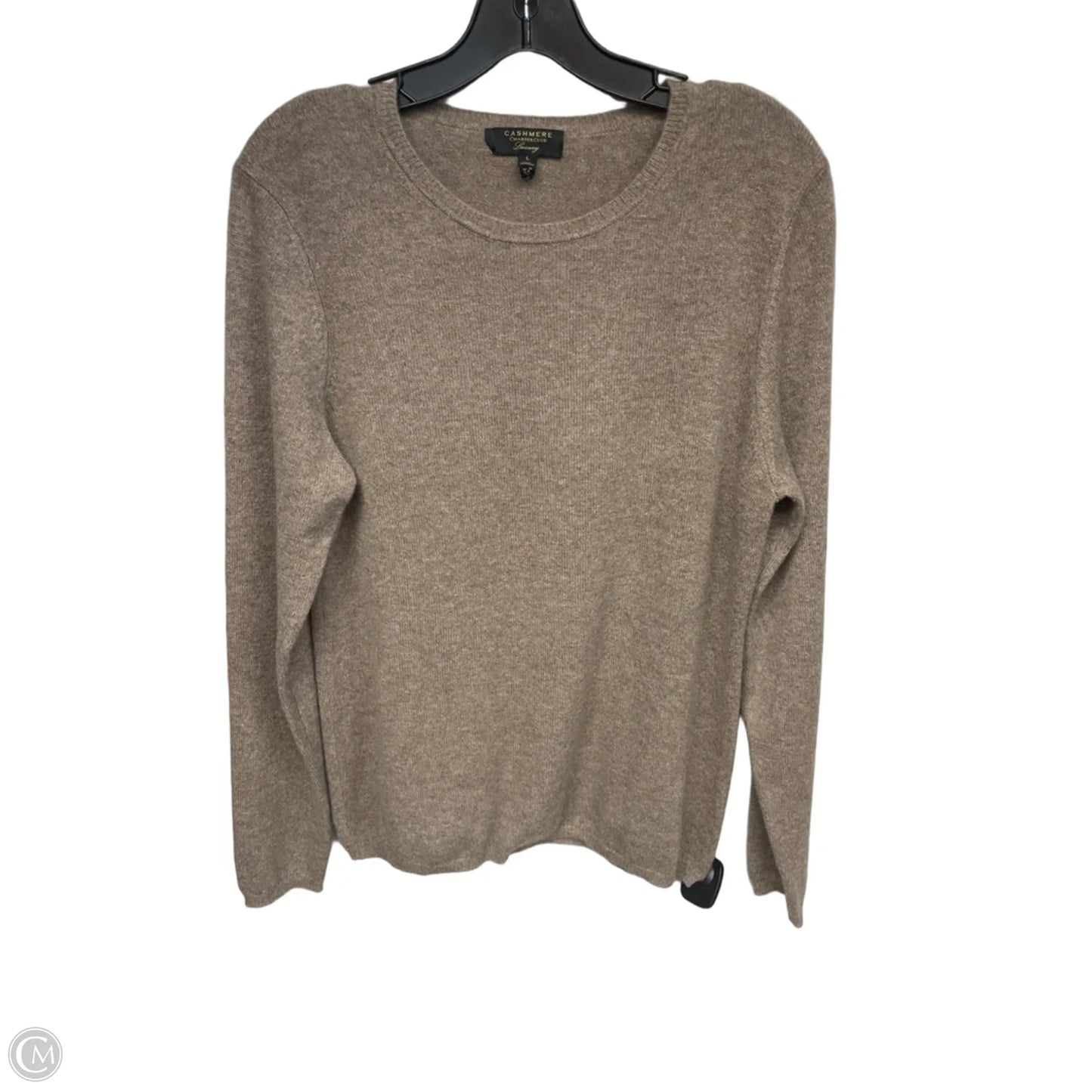 Sweater Cashmere By Charter Club In Brown, Size: L