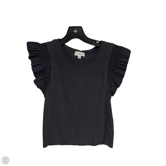 Top Short Sleeve By Evereve In Grey, Size: Xs