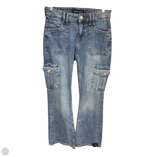 Jeans Flared By Aeropostale In Blue Denim, Size: 2