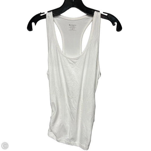 Athletic Tank Top By Athleta In White, Size: M