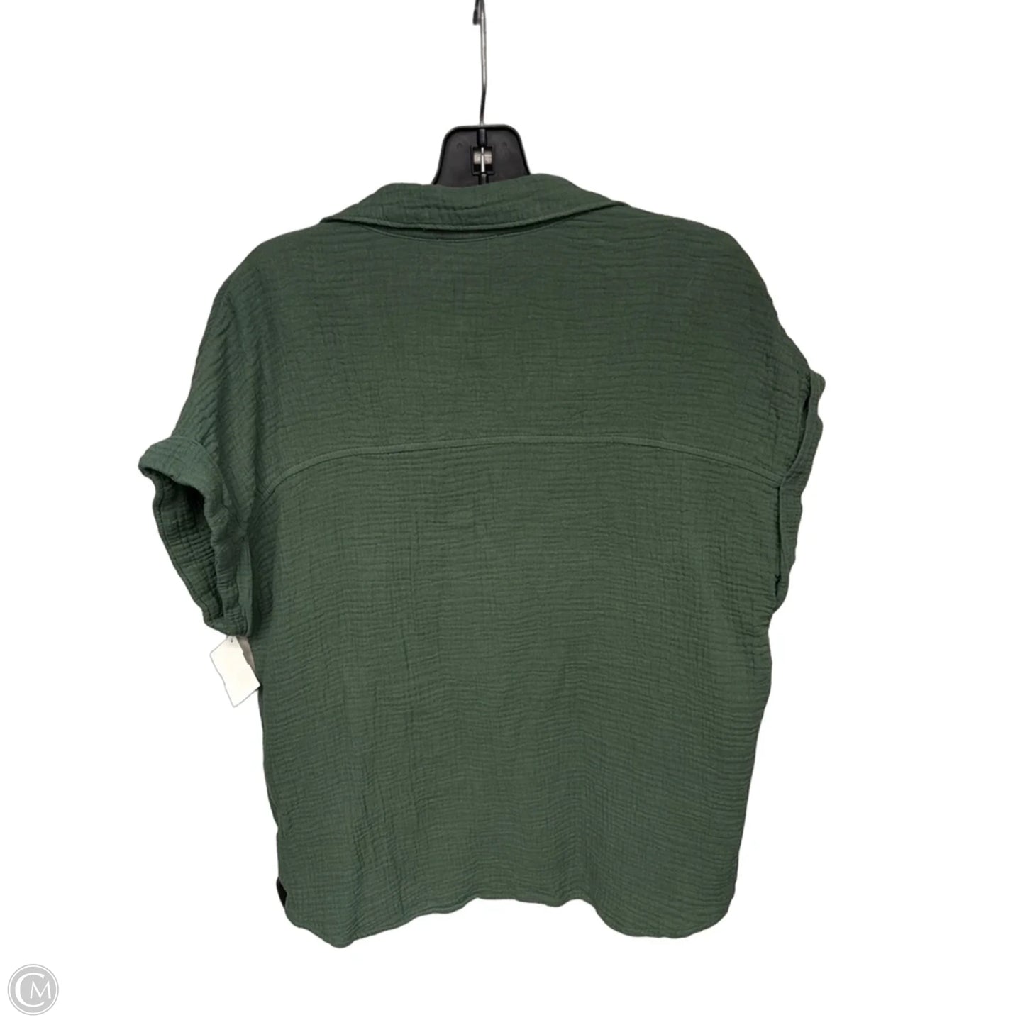 Top Short Sleeve By Jessica Simpson In Green, Size: M