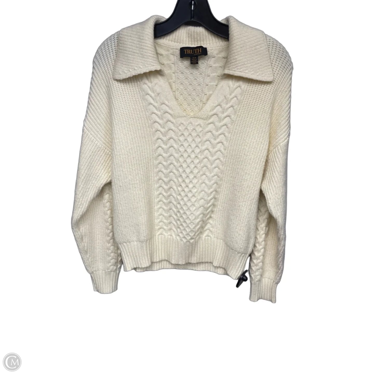 Sweater By Truth In Yellow, Size: M