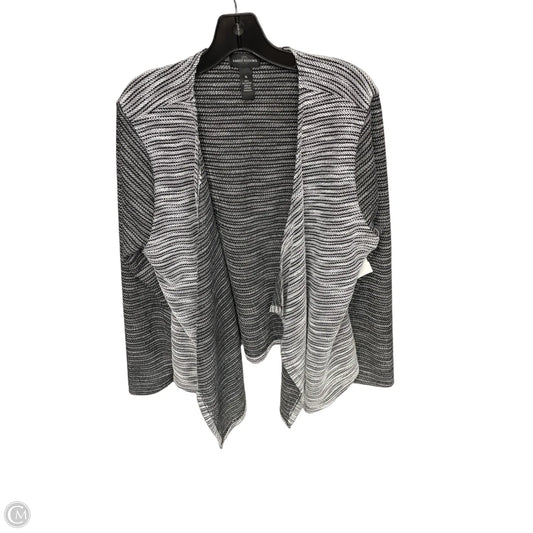 Cardigan By Clothes Mentor In Black & White, Size: Xl