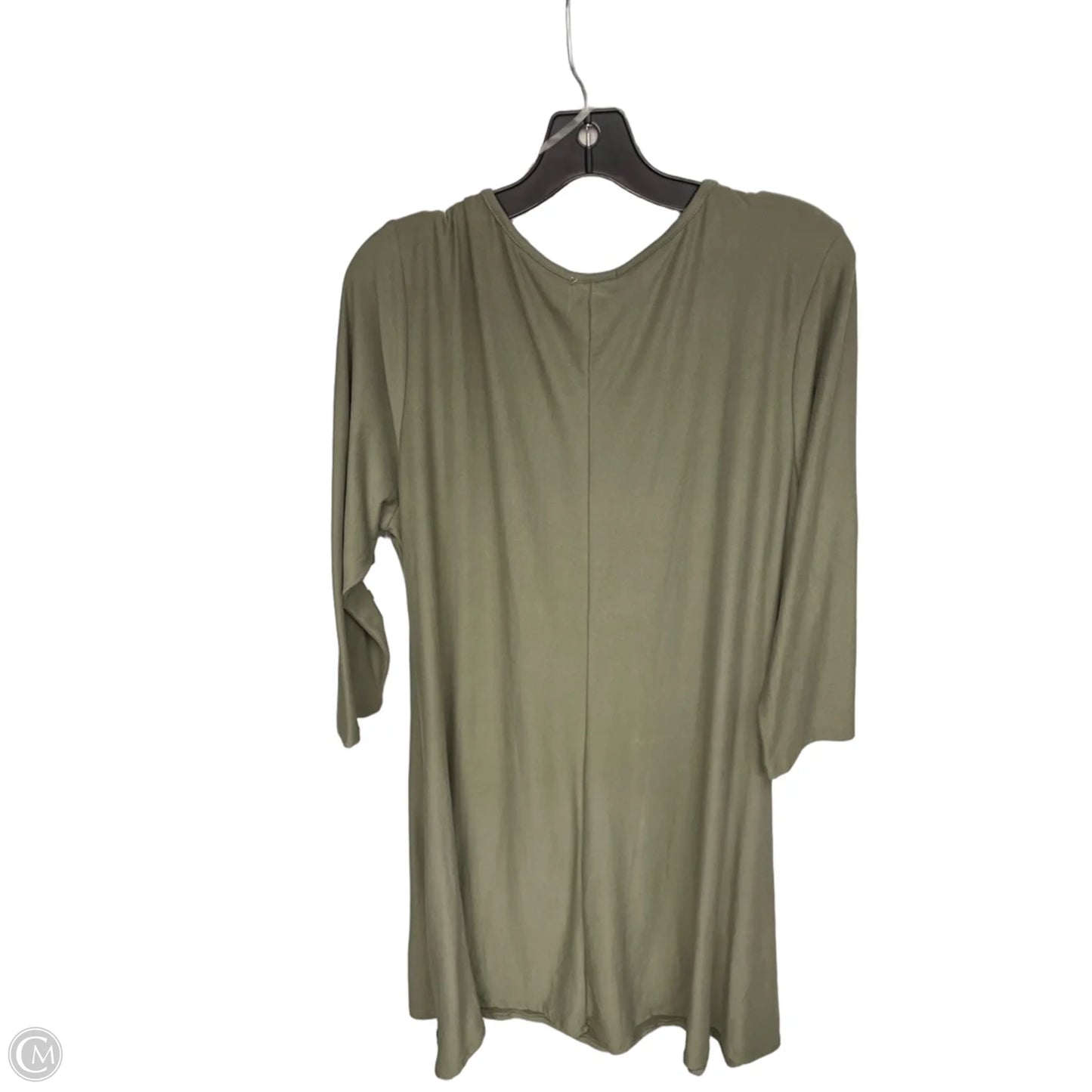 Dress Casual Midi By Allison Brittney In Green, Size: Xl
