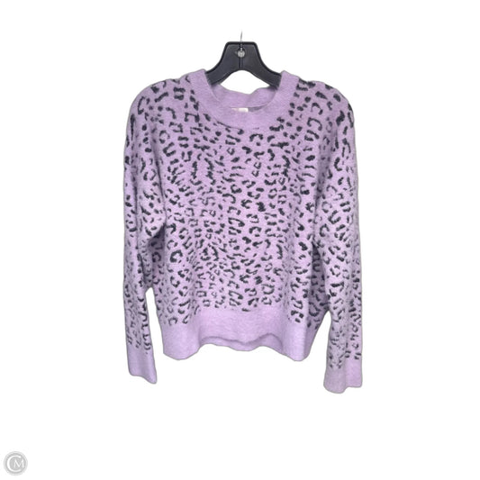 Sweater By Dee Elly In Black & Purple, Size: S