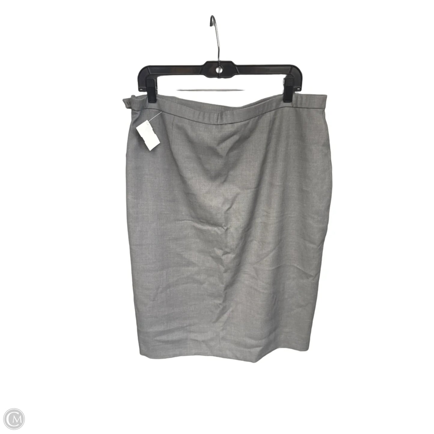 Skirt Midi By Abercrombie And Fitch In Grey, Size: L