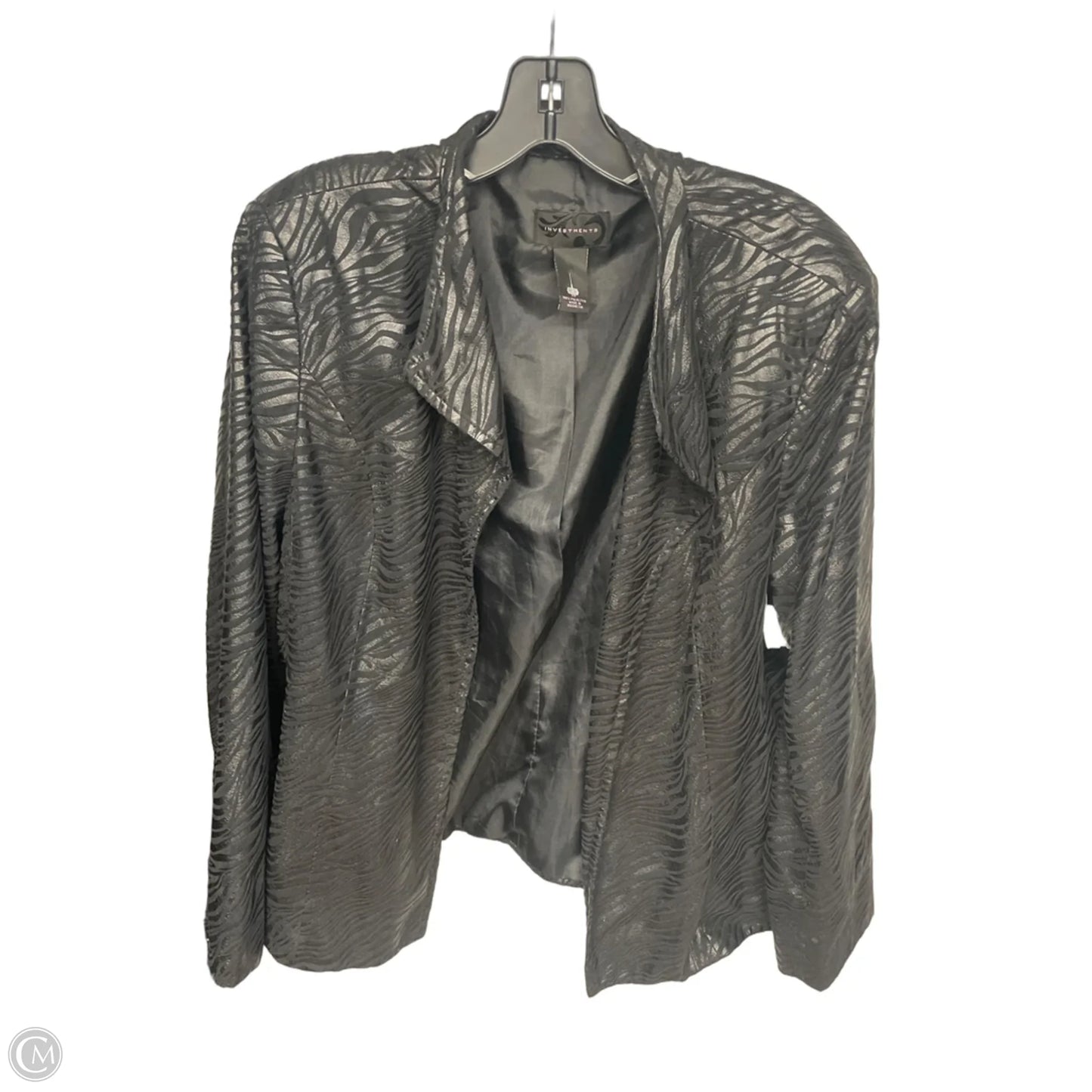 Blazer By Investments In Black, Size: 18
