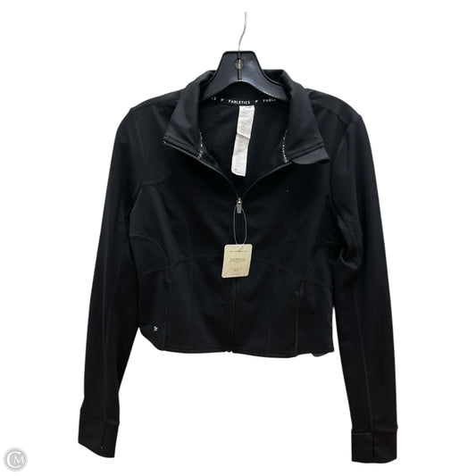 Athletic Jacket By Fabletics In Black, Size: M