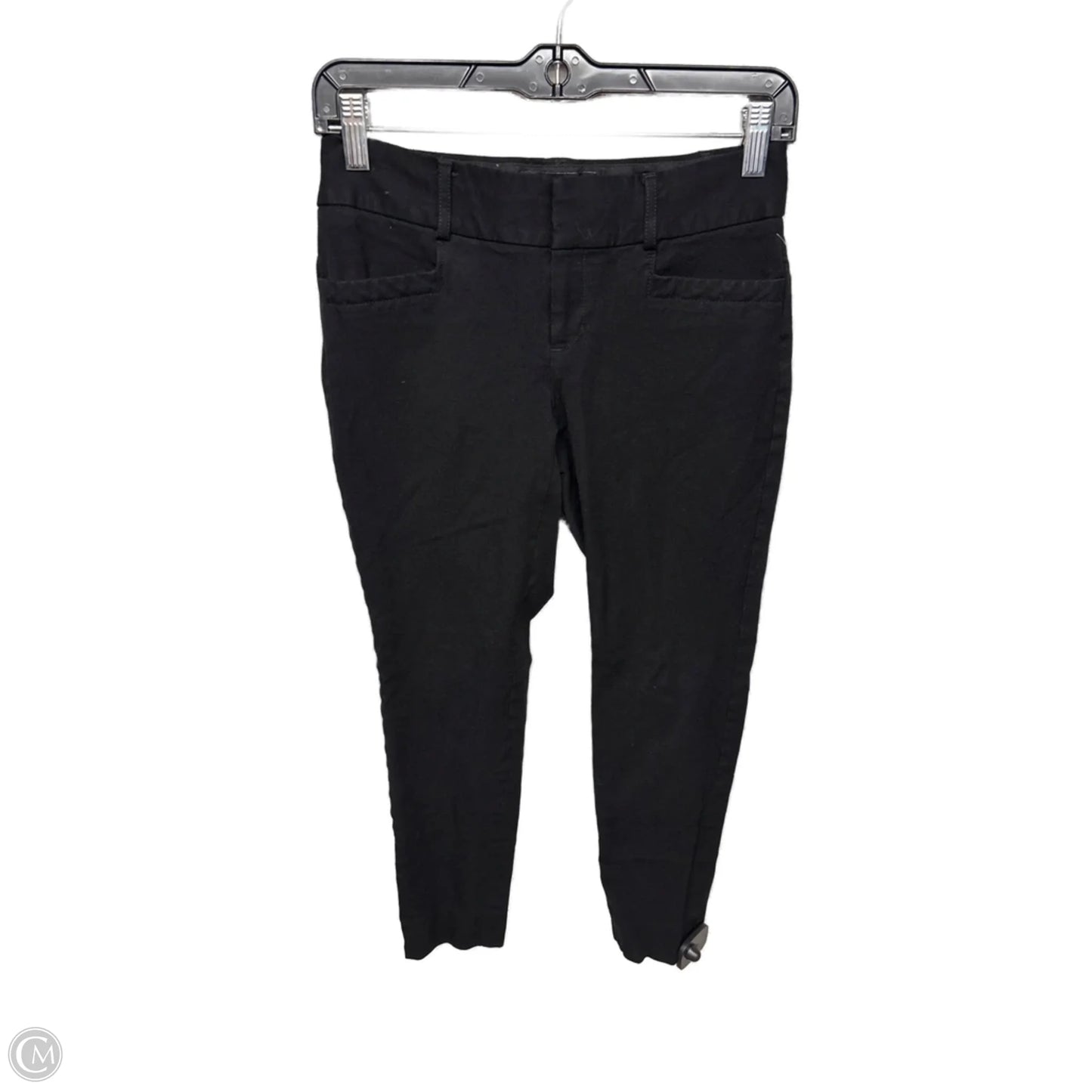 Pants Cropped By Banana Republic In Black, Size: 0p
