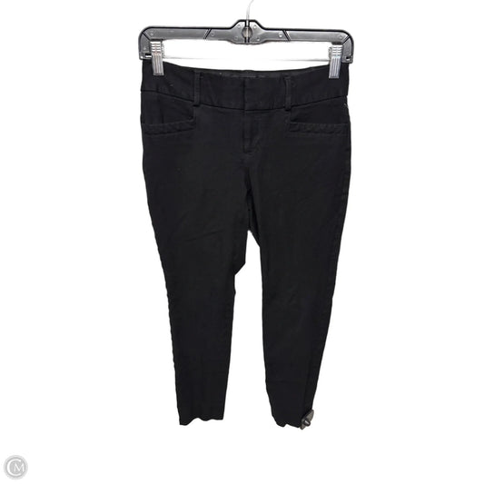 Pants Cropped By Banana Republic In Black, Size: 0p