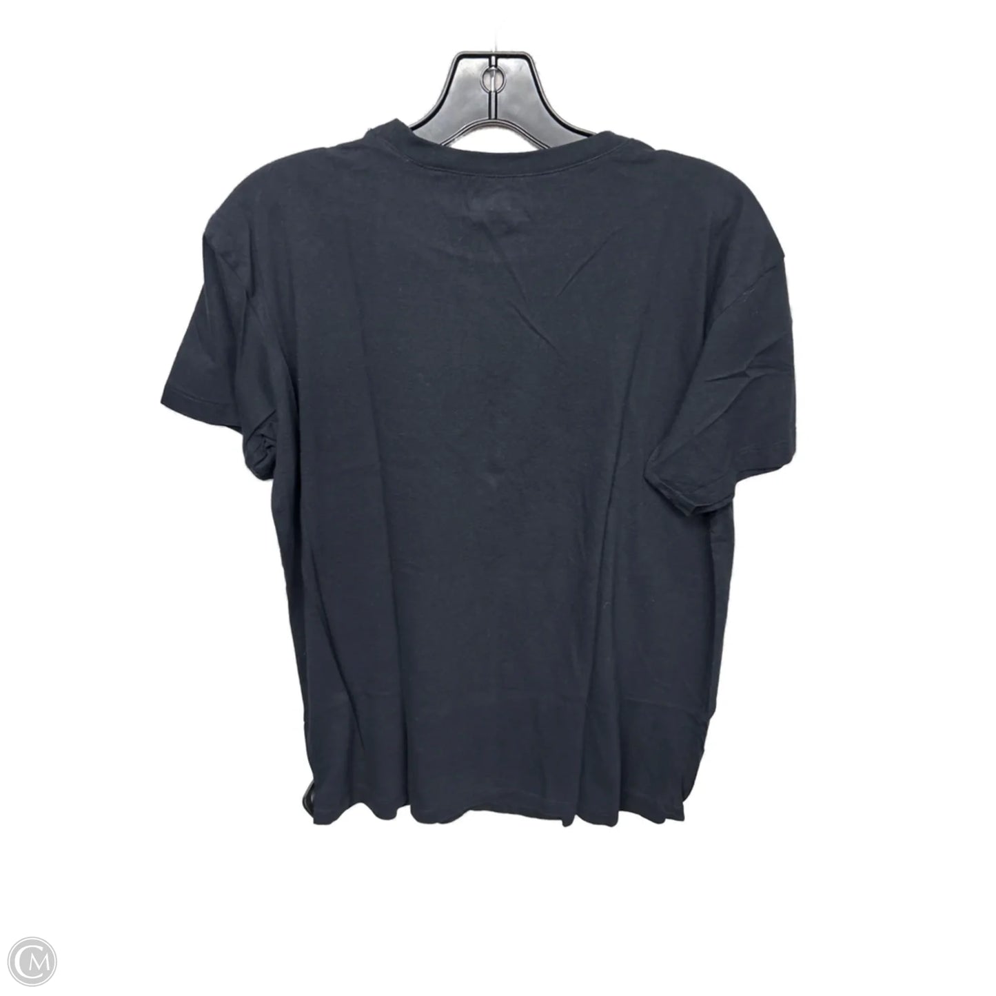 Athletic Top Short Sleeve By Columbia In Black & Purple, Size: L