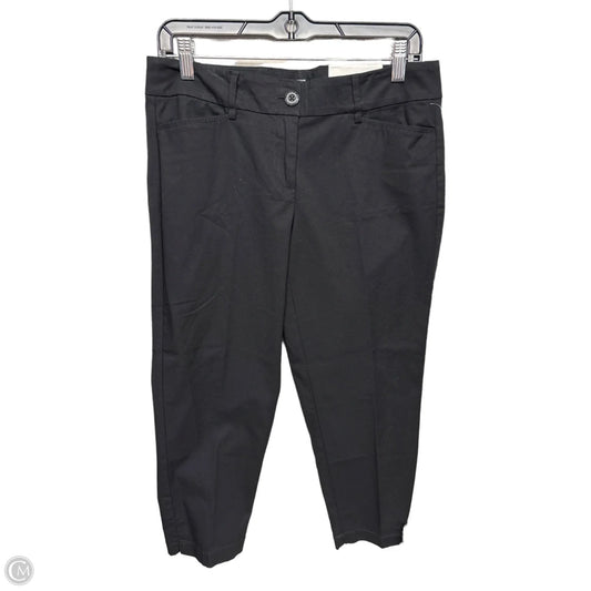 Pants Cropped By Loft In Black, Size: 4