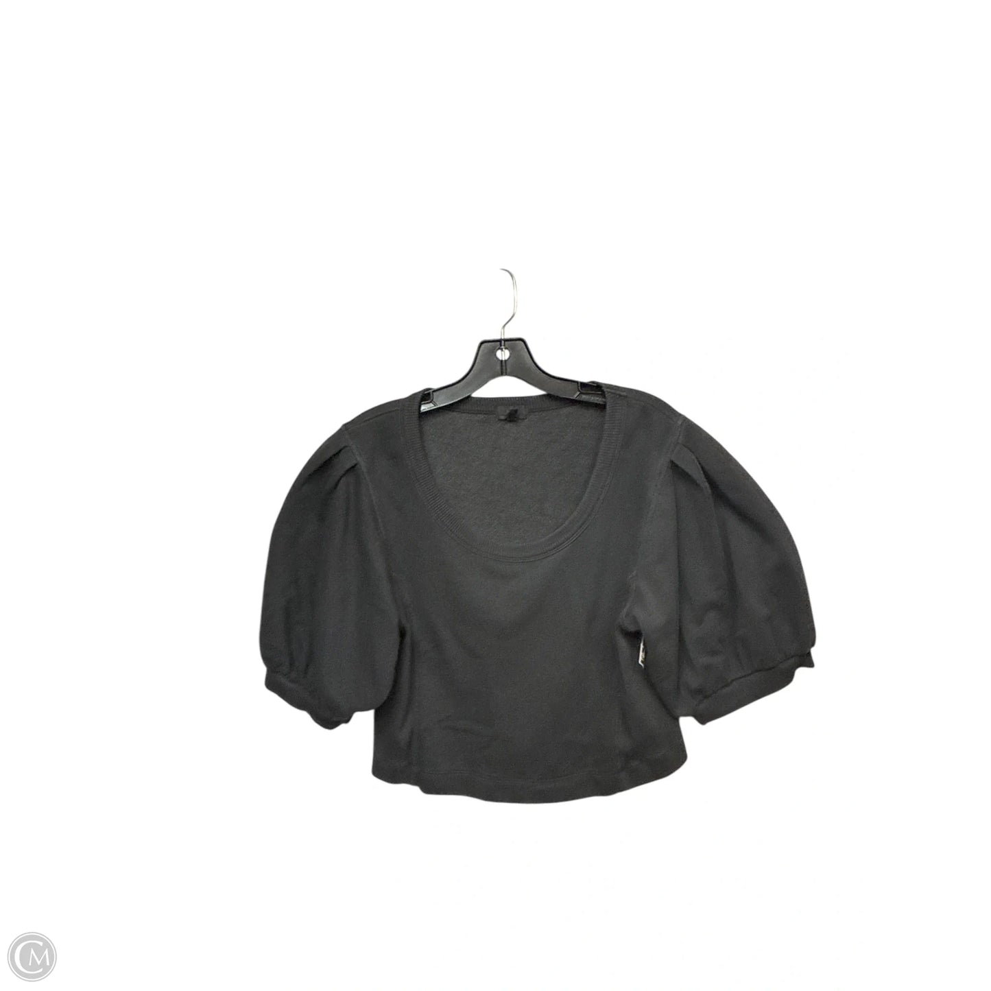 Top Short Sleeve By Aerie In Black, Size: L