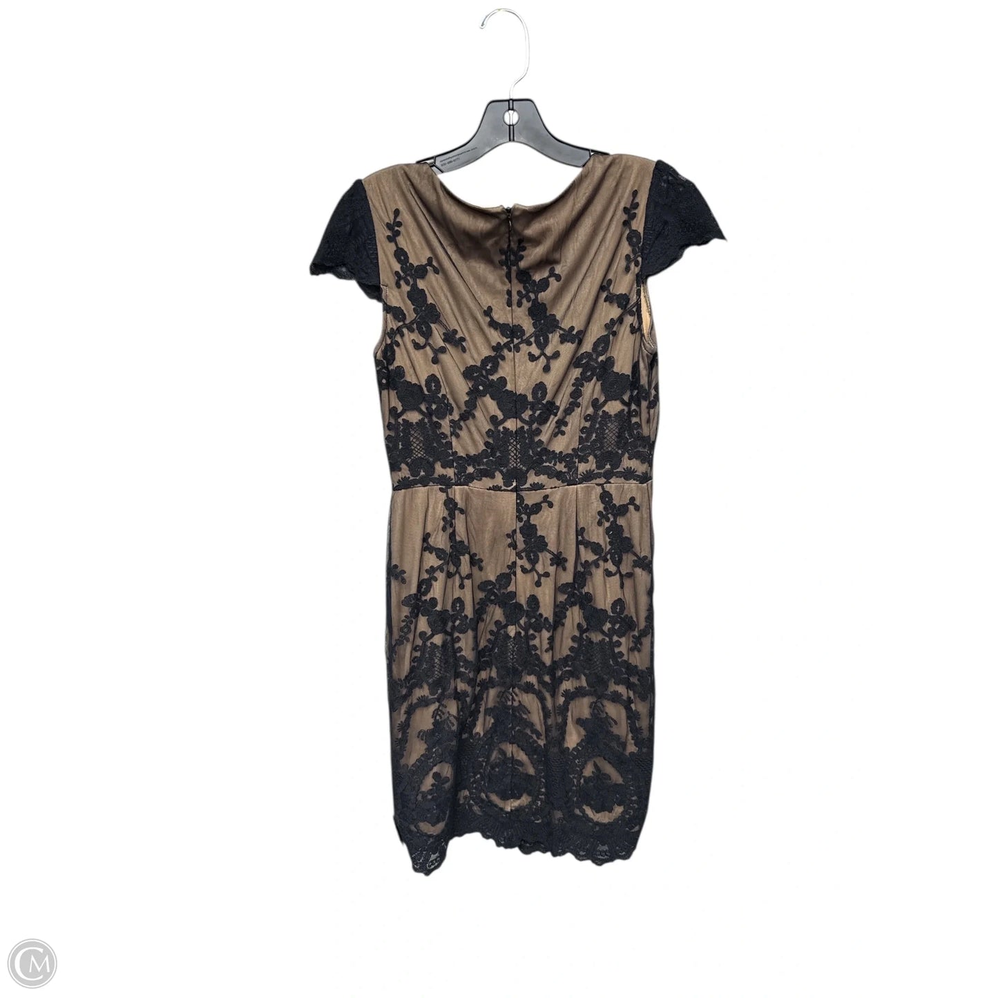 Dress Party Midi By Cynthia Steffe In Black & Cream, Size: 4