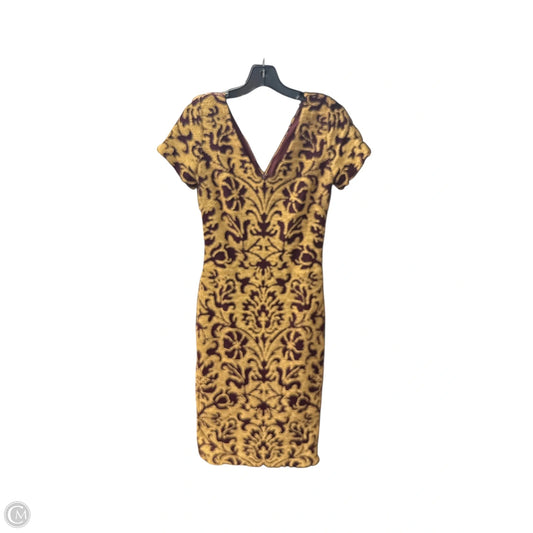 Dress Party Long By Js Collections In Gold & Red, Size: 2
