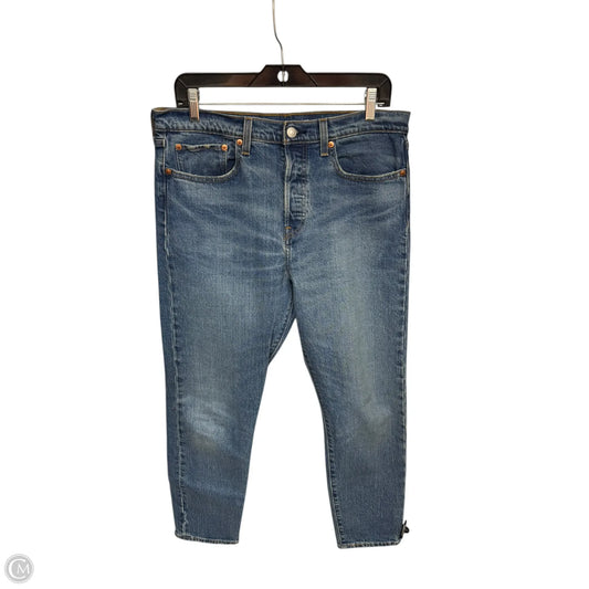 Jeans Skinny By Levis In Blue Denim, Size: 8