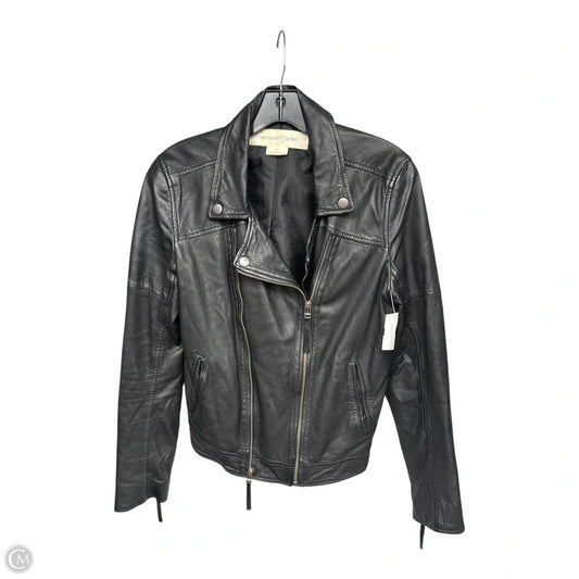 Jacket Leather By Treasure And Bond In Black, Size: M