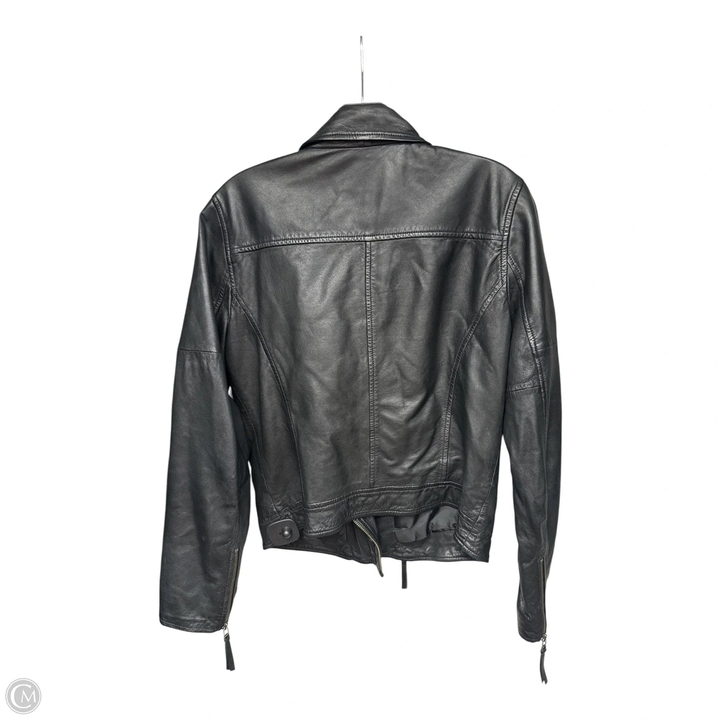 Jacket Leather By Treasure And Bond In Black, Size: M