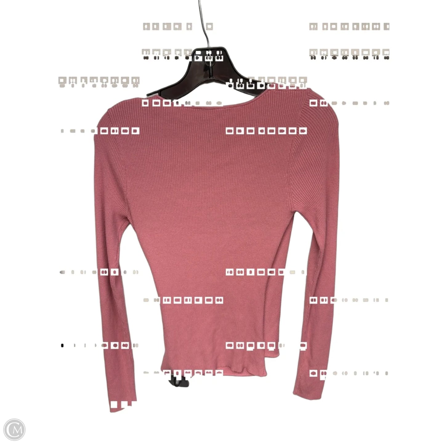 Top Long Sleeve By Halogen In Mauve, Size: Xs