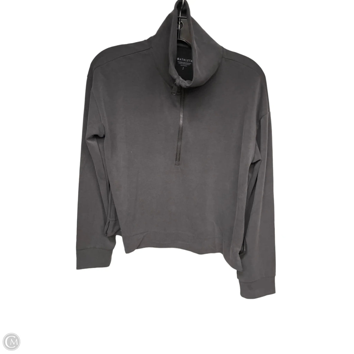 Athletic Jacket By Athleta In Grey, Size: S