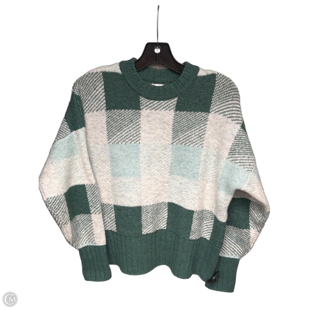 Sweater By A New Day In Green & Grey, Size: S