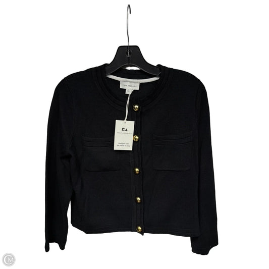 Cardigan By Free Assembly In Black & White, Size: S