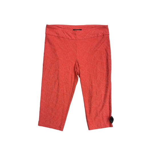 Coral Capris Zac And Rachel, Size 14