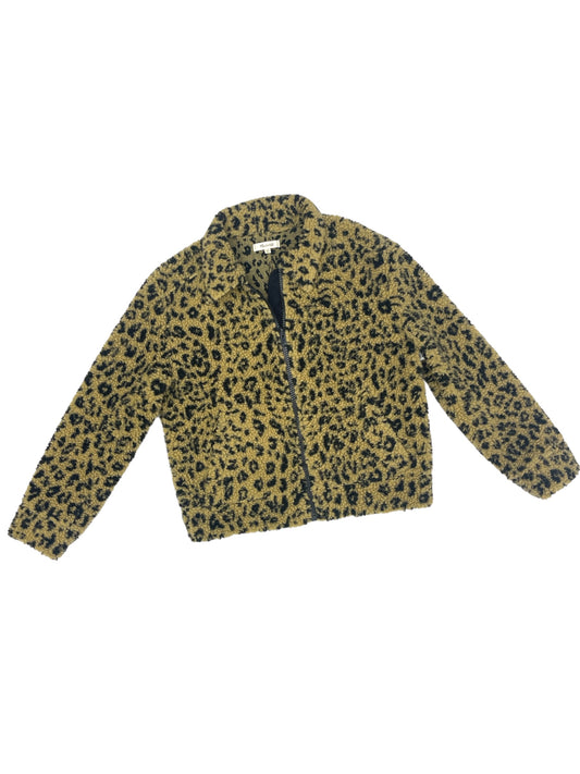 Animal Print Jacket Faux Fur & Sherpa Madewell, Size Xs