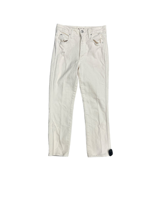 Jeans Straight By Amo In Cream Denim, Size: 26