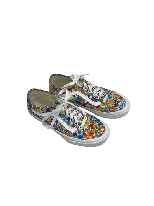 Shoes Sneakers By Vans In Floral Print, Size: 6.5