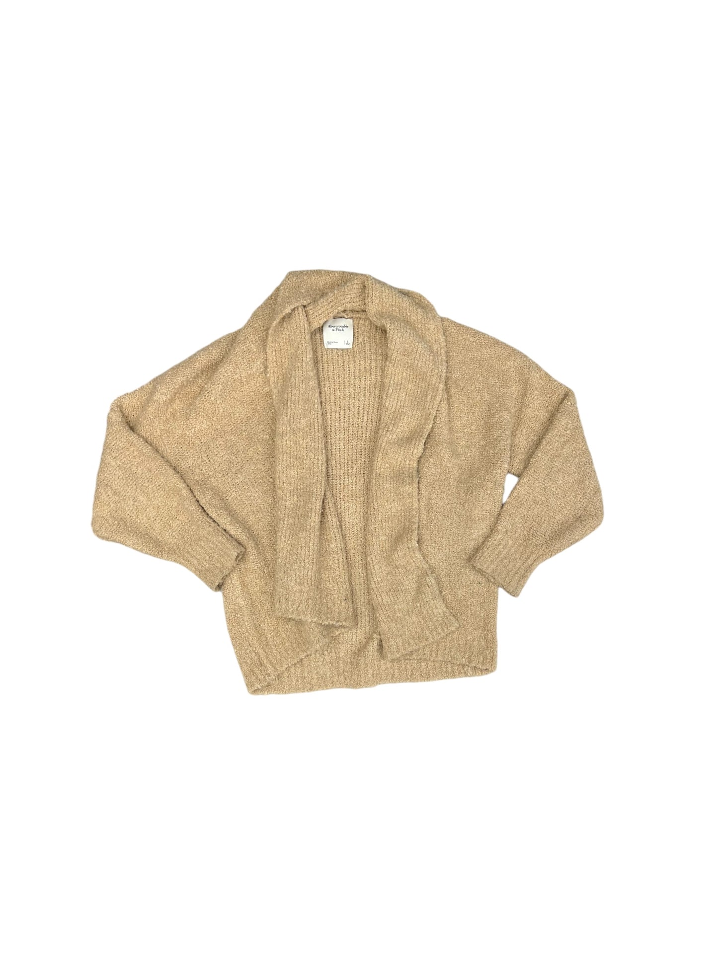 Cardigan By Abercrombie And Fitch In Tan, Size: S