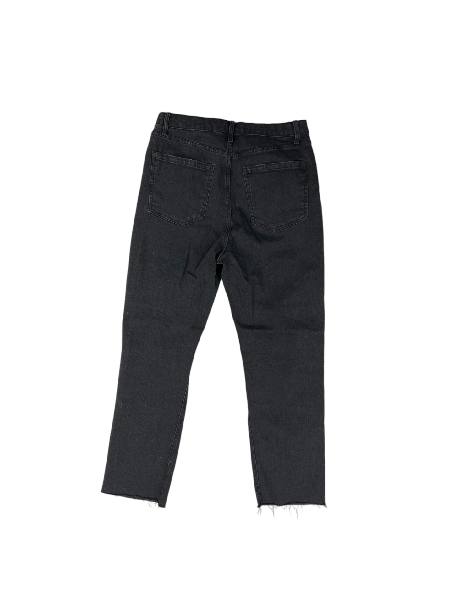 Jeans Straight By Wild Fable In Black Denim, Size: 12