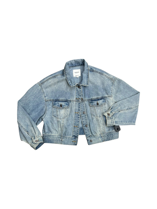 Jacket Denim By Kensie In Blue Denim, Size: L