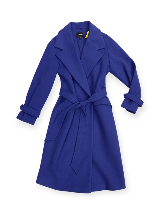 Coat Peacoat By Express In Blue, Size: S