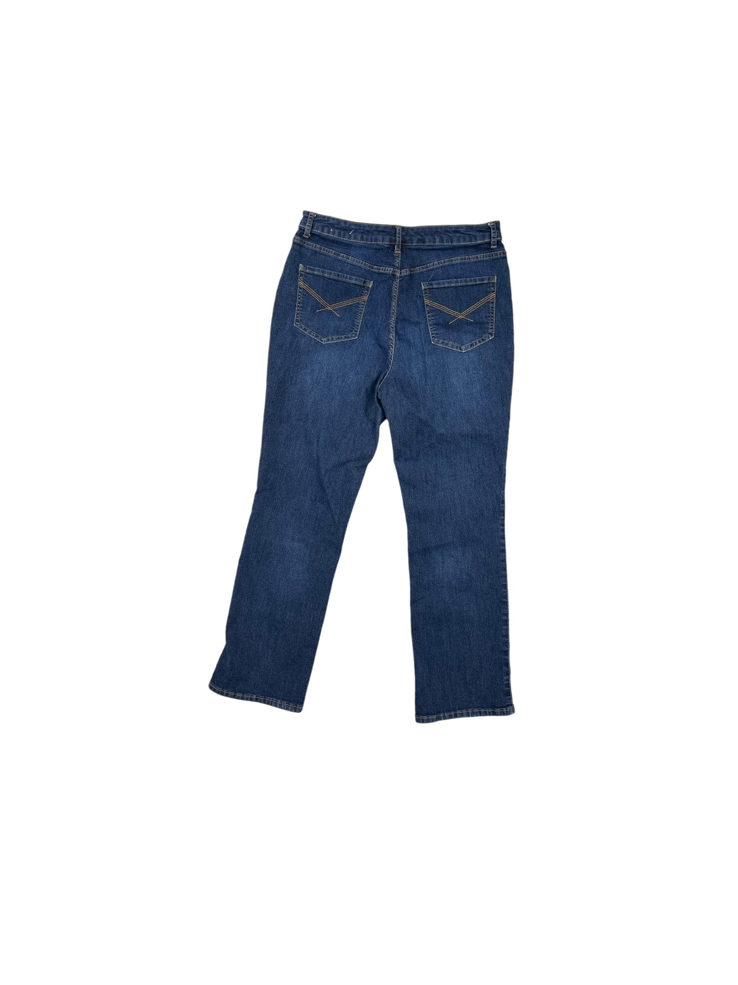 Jeans Straight By Christopher And Banks In Blue Denim, Size: 12p