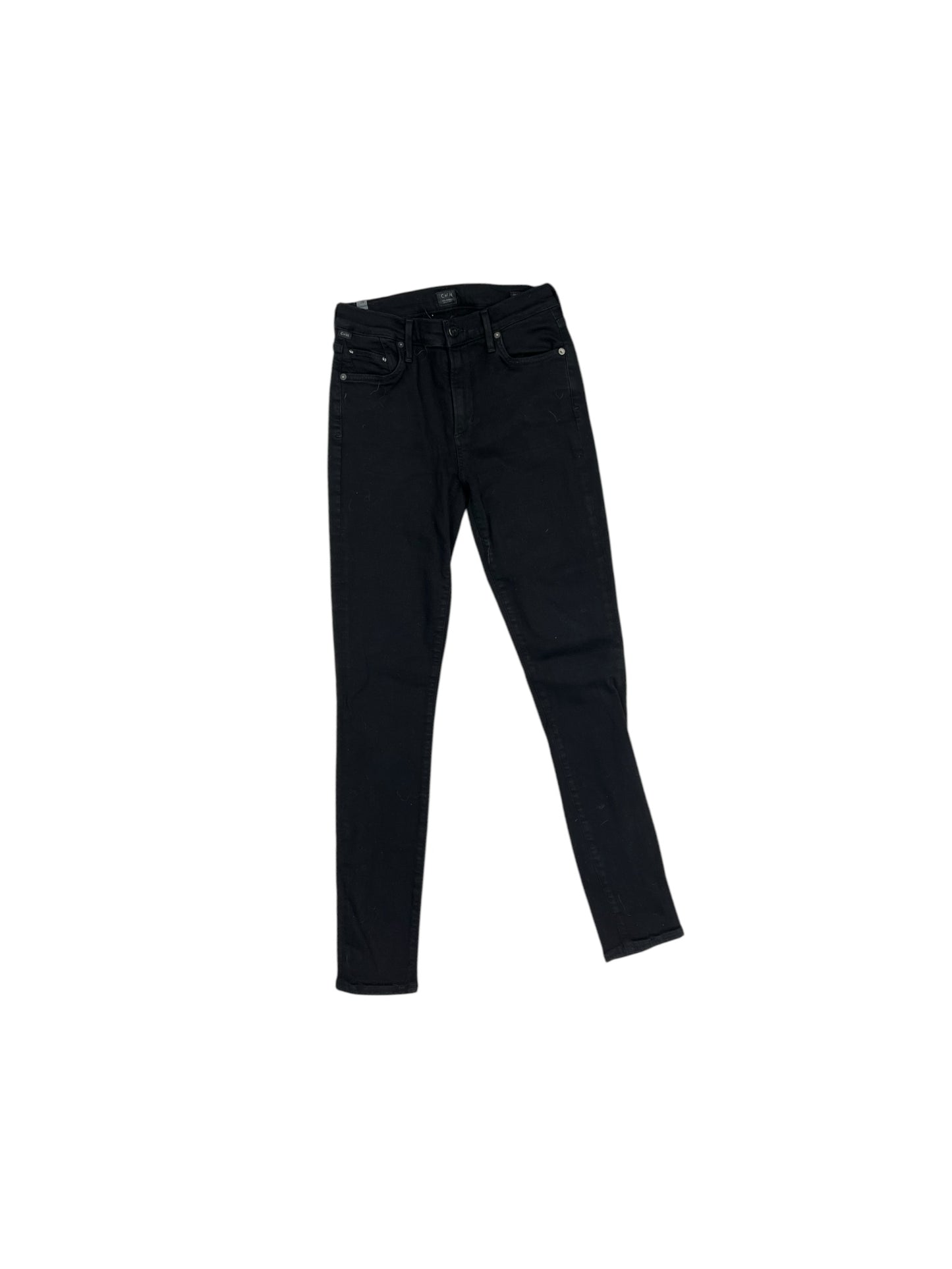 Jeans Skinny By Citizens Of Humanity In Black Denim, Size: 8