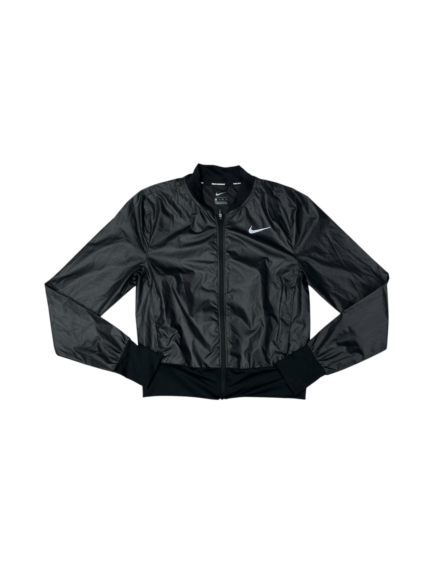 Athletic Jacket By Nike Apparel In Black, Size: Xs