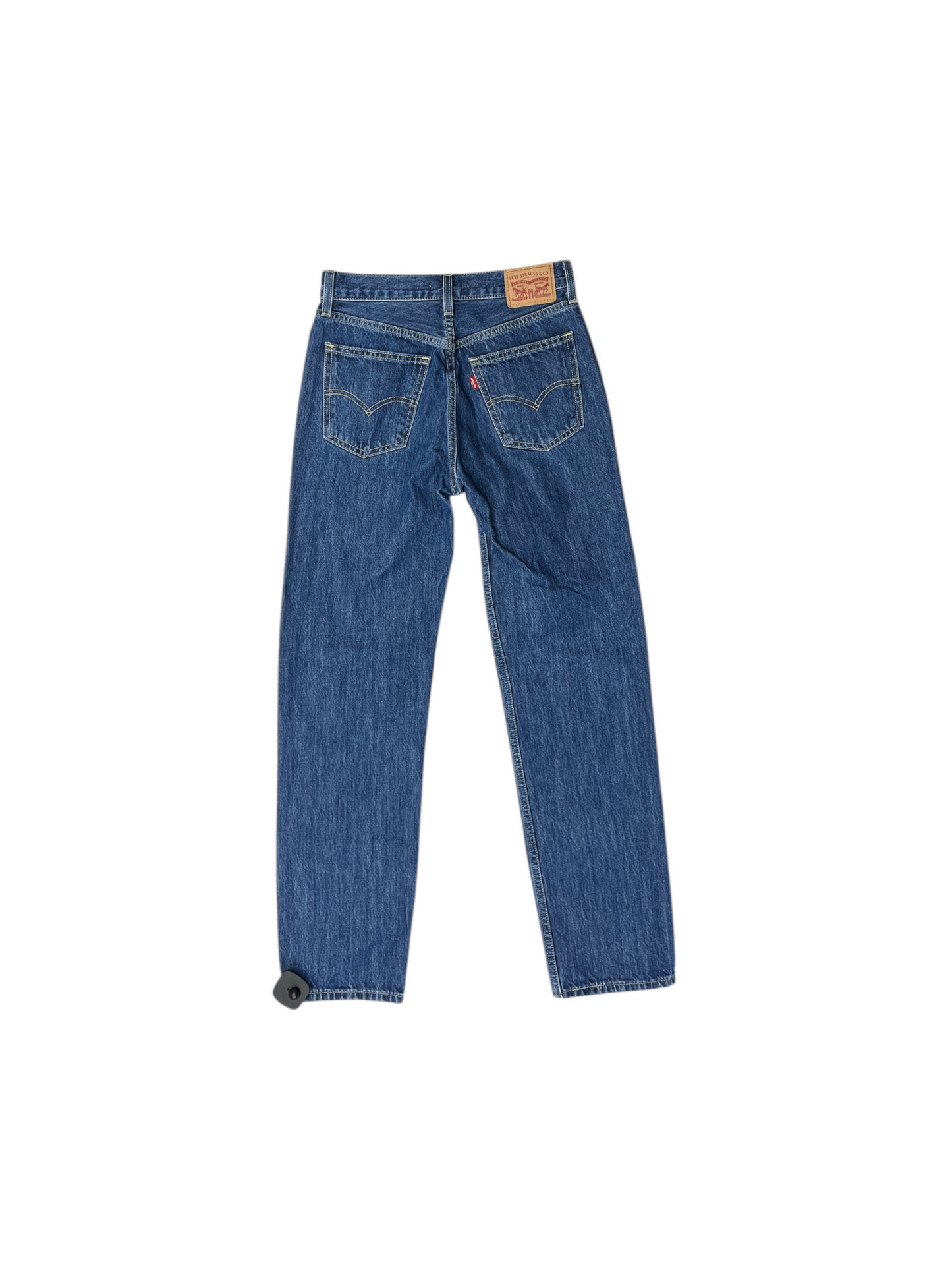 Jeans Straight By Levis In Blue Denim, Size: 0