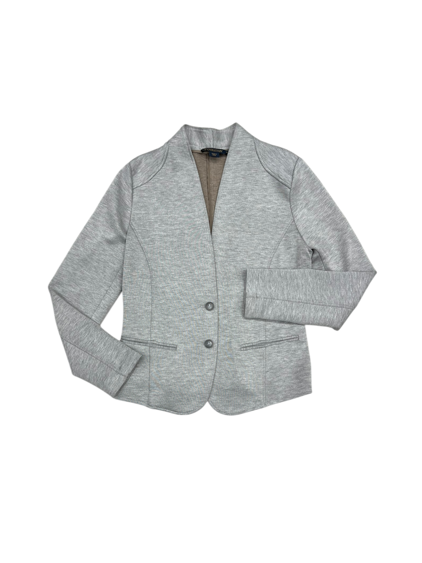 Blazer By Pendleton In Grey, Size: 10