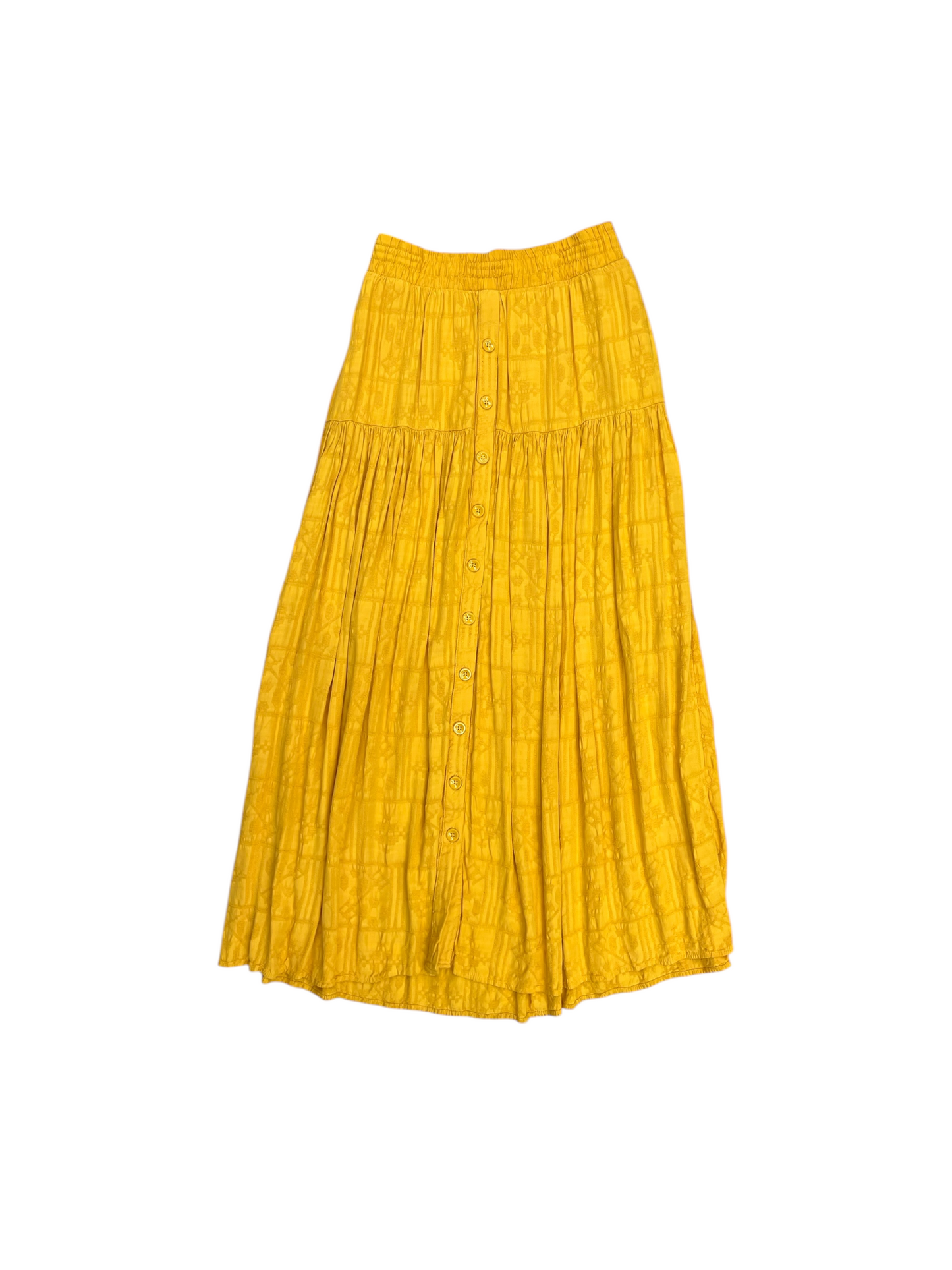 Skirt Midi By Maeve In Yellow, Size: Xs