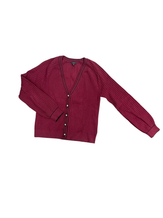 Cardigan By Talbots In Maroon, Size: S