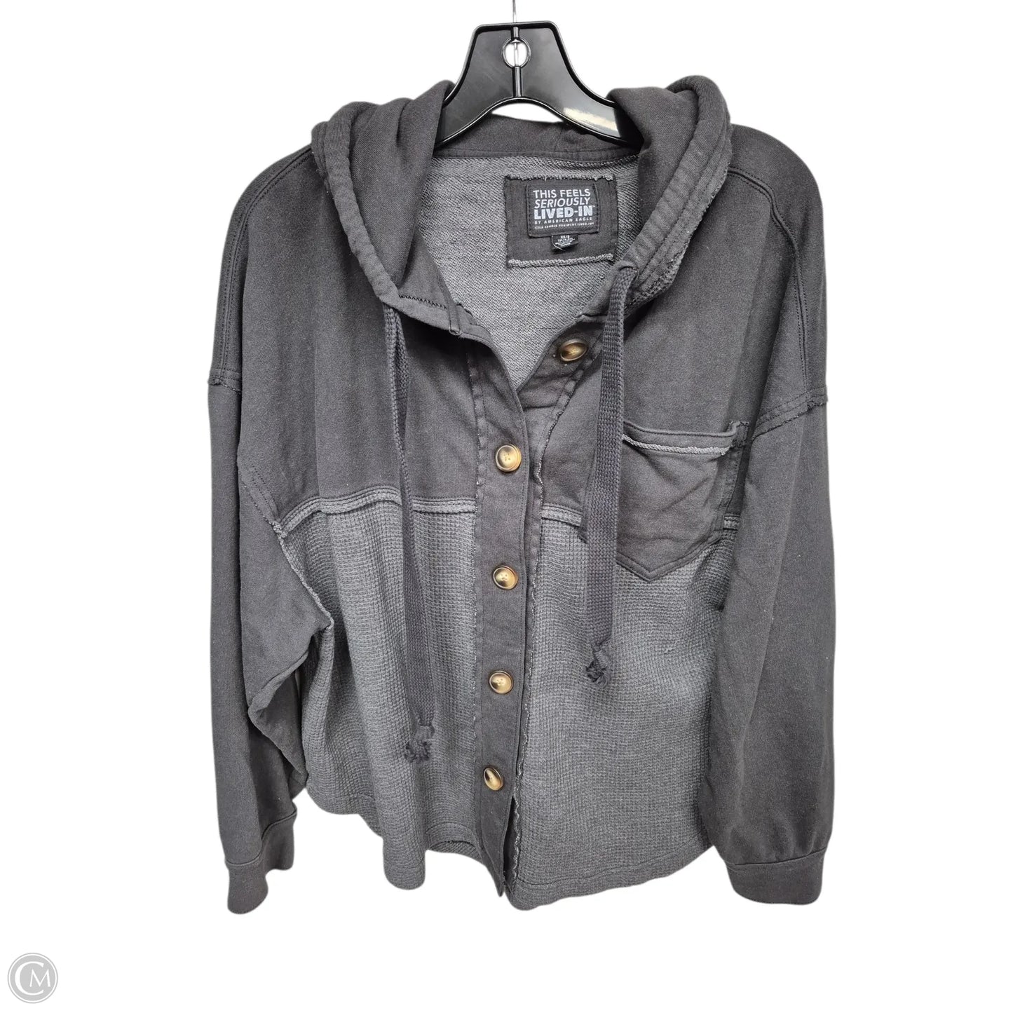 Sweatshirt Crewneck By American Eagle In Grey, Size: Xs